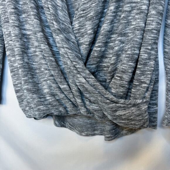 Womens NWT Open Front Faux Wrap Top Size M Career Casual Brunch Versatile Comfy - Picture 3 of 6